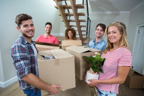 Urgent same day removals team preparing a move in Harrow