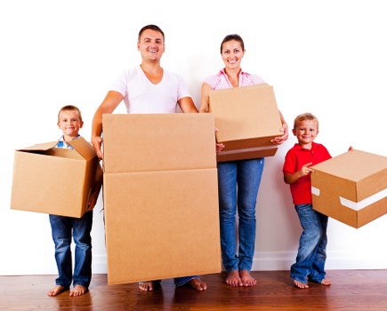 Careful loading of sofas and tables for a Harrow move