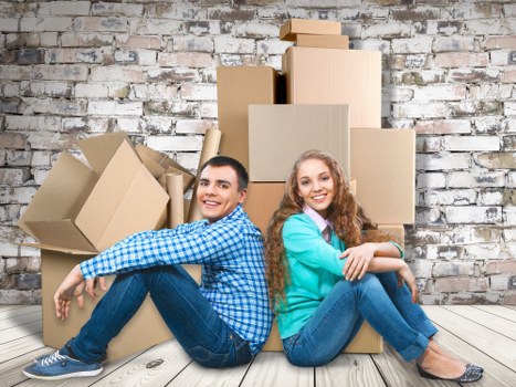 A hired removal truck suitable for household transport in Harrow