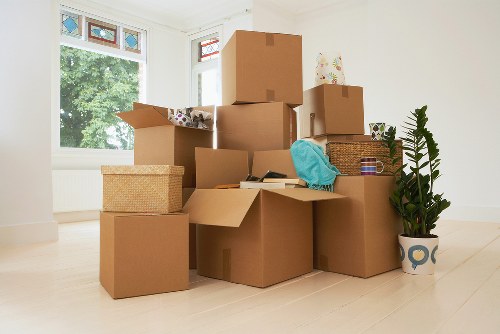 Careful unloading during a home move in Harrow