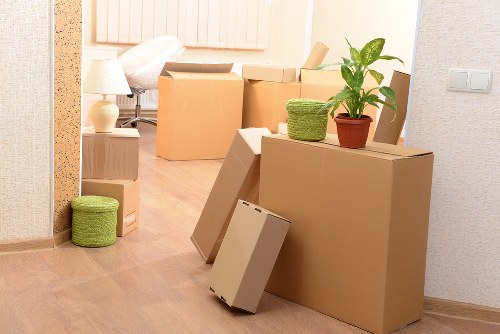 Careful furniture loading during a removal in Harrow