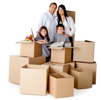 A local Harrow moving service preparing for a customer collection and delivery